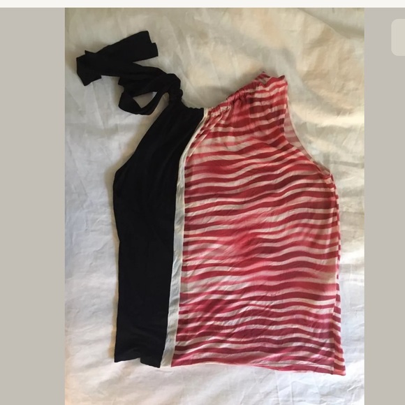 Prada Modal & Silk Blouse w/ Bow at Shoulder - Picture 6 of 6